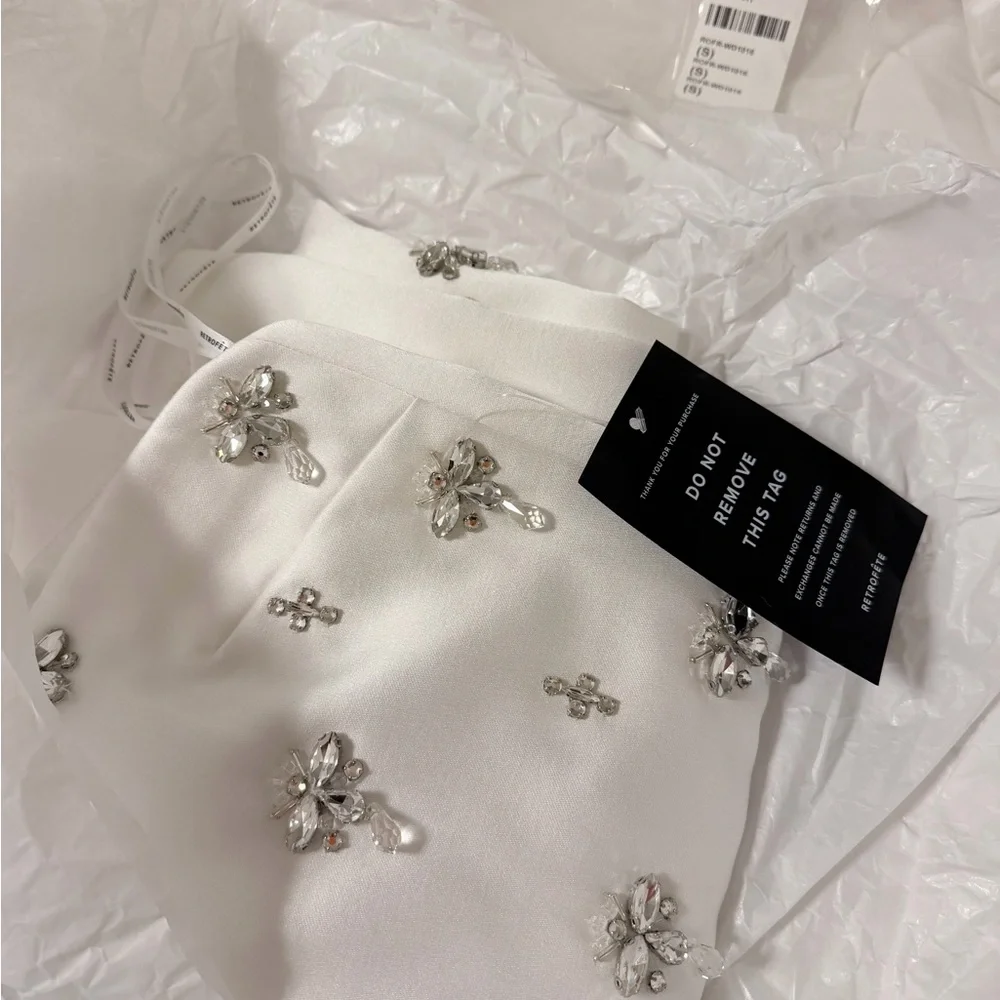 Retrofete White Strapless Dress - Picture 11 of 14